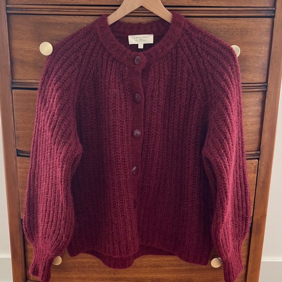 Sezane Emile Burgundy in S NEW - Picture 2 of 4